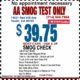 Smog Check Coupon Tustin